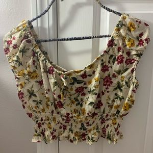American Eagle Off The Shoulder Crop Top
